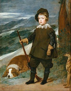 El príncipe Baltasar Carlos cazador